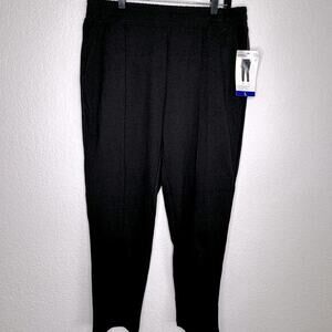 Mondetta Pintuck‎ Straight Leg Women’s Pant Black Large